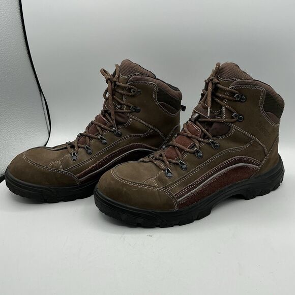 Work Zone Waterproof Steel Toe Work Boots Brown Men’s Size 12 ASTM F2413-11 main image 6